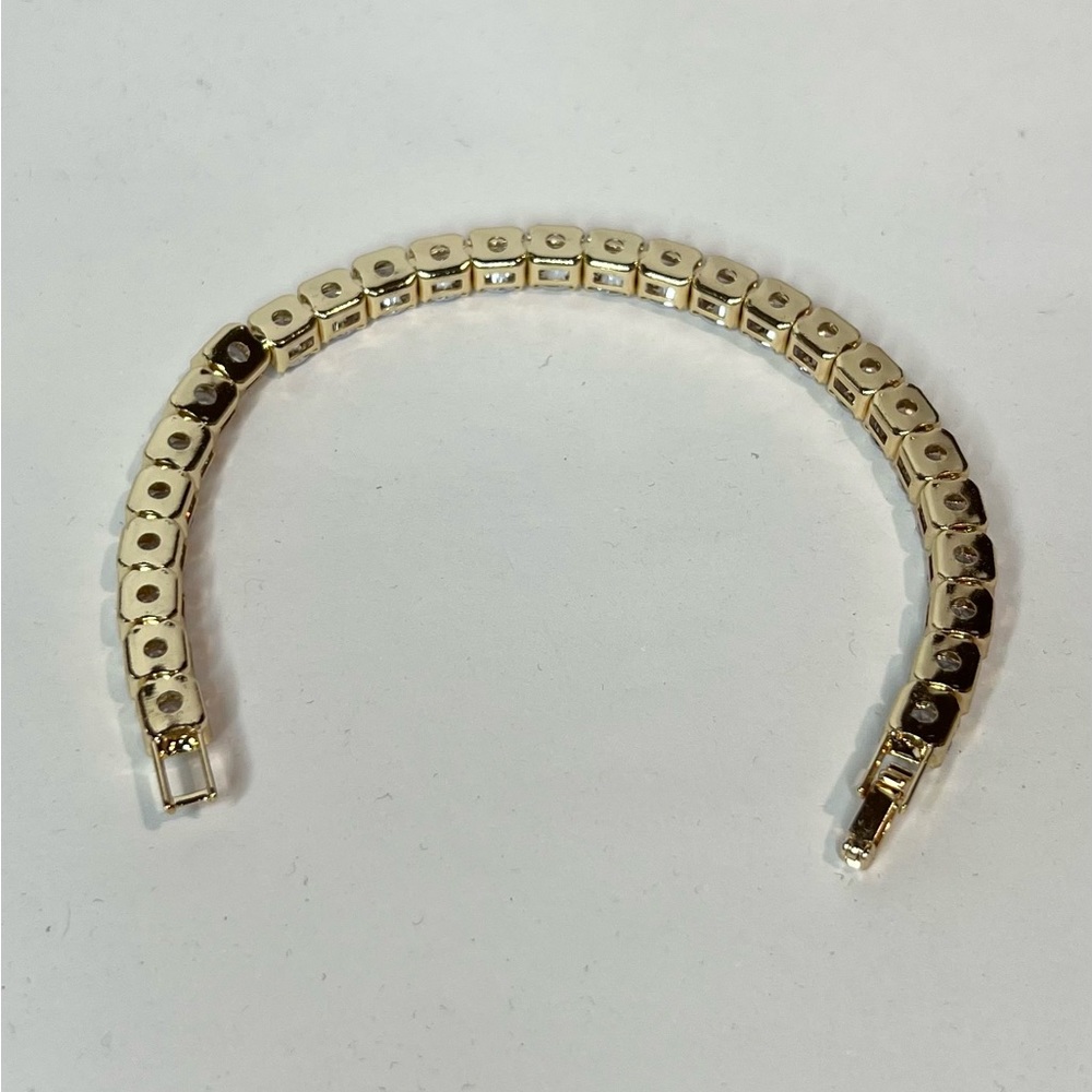 14k gold filled tennis bracelet - Picture 3 of 5